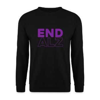 Alzheimer Endalz - Unisex Pullover - Schwarz - Vorne - Alina (178cm) & Michal (187cm)