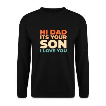 Le fils d’Alzheimer Soutien à la maladie d’Alzheimer - Sweat-shirt Unisexe - noir - Devant - Alina (178cm) & Michal (187cm)