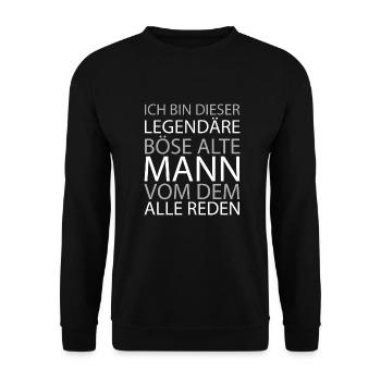 Zimmermann Tischler Schreiner - Unisex Pullover - Schwarz - Vorne - Alina (178cm) & Michal (187cm)