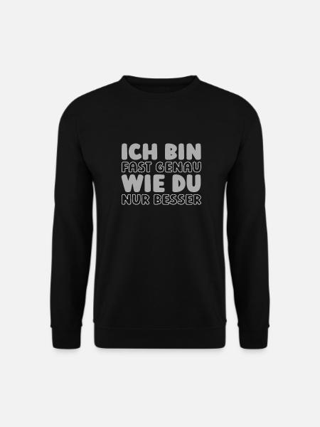 Schwarzer Humor - Unisex Pullover - Schwarz