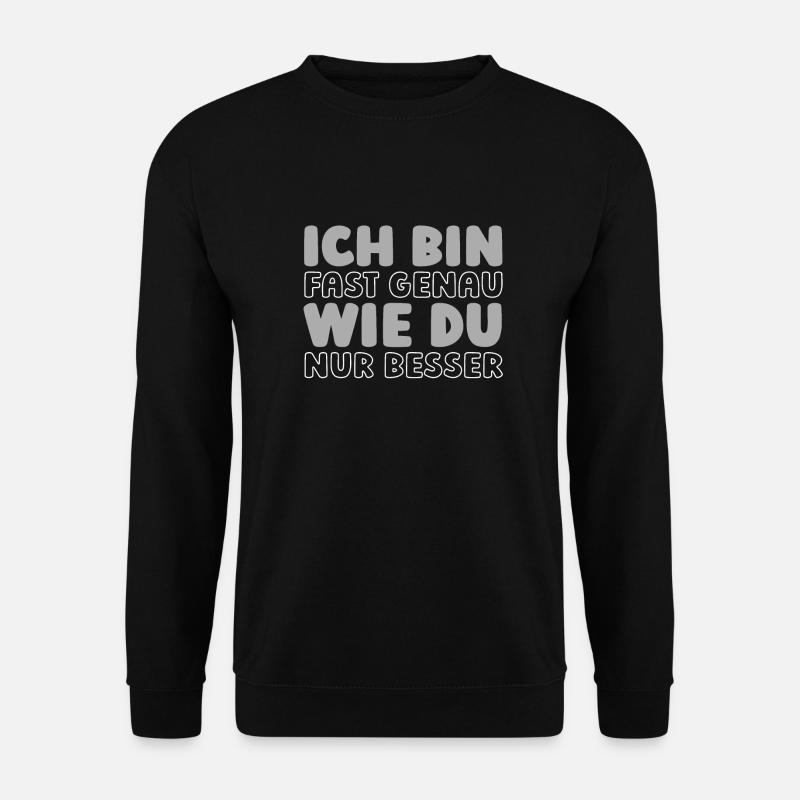 Schwarzer Humor - Unisex Pullover - Schwarz