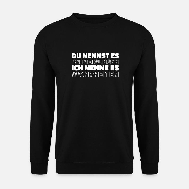 Humour noir - Sweat-shirt Unisexe - noir