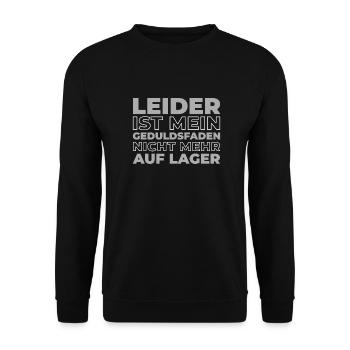 Humour noir - Sweat-shirt Unisexe - noir - Devant - Alina (178cm) & Michal (187cm)