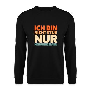 Humour noir - Sweat-shirt Unisexe - noir - Devant - Alina (178cm) & Michal (187cm)