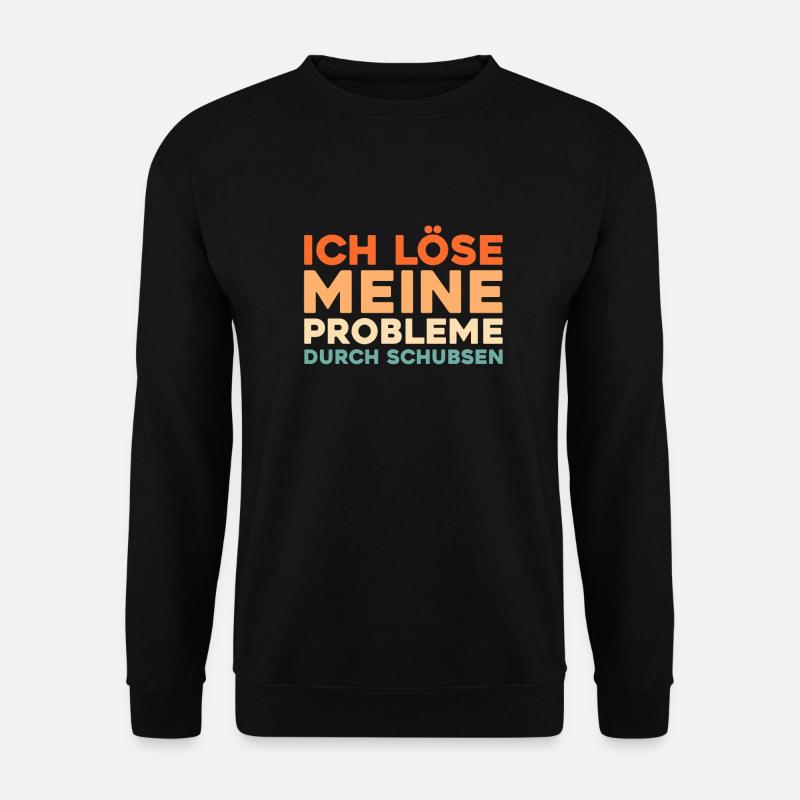 Schwarzer Humor - Unisex Pullover - Schwarz
