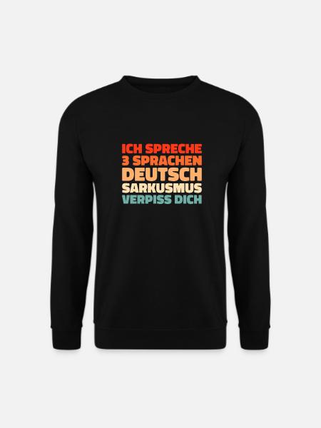 Schwarzer Humor - Unisex Pullover - Schwarz