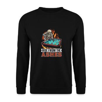 Billard - Unisex Pullover - Schwarz - Vorne - Alina (178cm) & Michal (187cm)