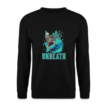 Kitesurfeur Kitesurfen Kiten Kitesurf Undeath - Sweat-shirt Unisexe - noir - Devant - Alina (178cm) & Michal (187cm)