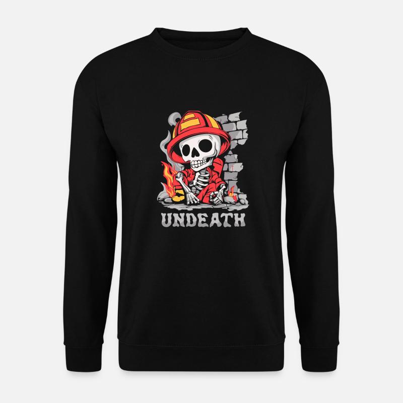 Feuerwehrmann Undeath - Unisex Pullover - Schwarz