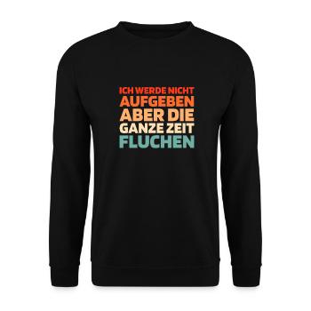 Humour noir - Sweat-shirt Unisexe - noir - Devant - Alina (178cm) & Michal (187cm)