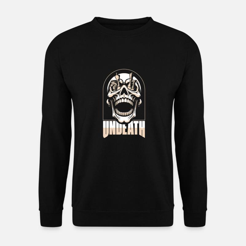 Mort-vivant crâne d’échecs - Sweat-shirt Unisexe - noir