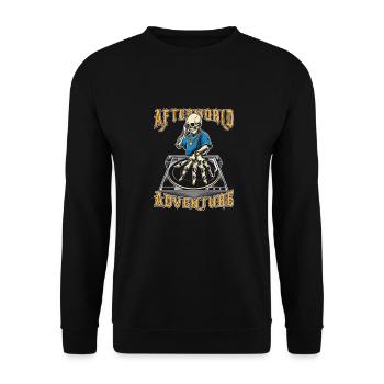 Techno Raver Afterworld Adventure - Sweat-shirt Unisexe - noir - Devant - Alina (178cm) & Michal (187cm)