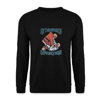 Judoka Afterworld Adventure - Unisex Sweatshirt - black - Front - Alina (178cm) & Michal (187cm)