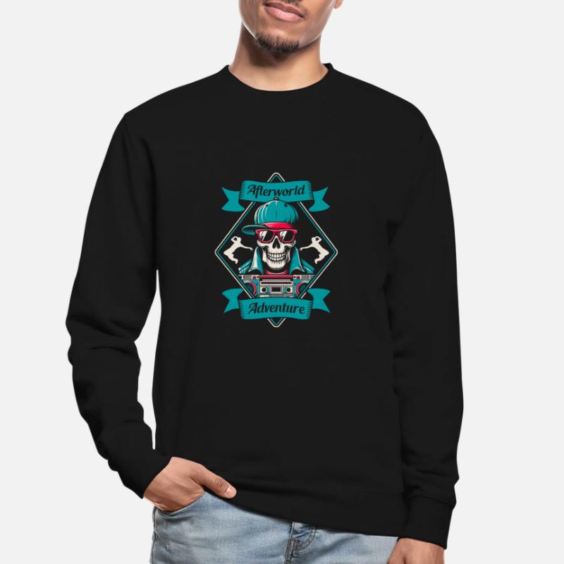 Breakdance Breakdancer Breakdancing Skull Unisex Sweatshirt