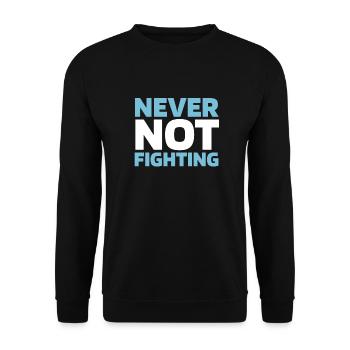 Judoka - Unisex Sweatshirt - black - Front - Alina (178cm) & Michal (187cm)