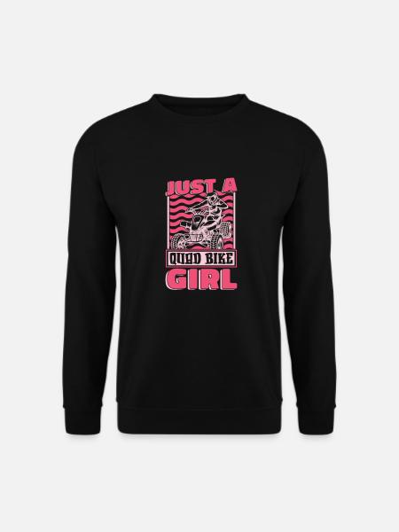 Quad Bike Just A Quad Bike Girl - Unisex Pullover - Schwarz