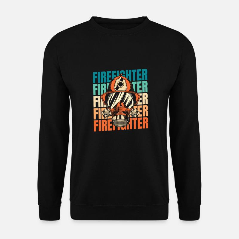 Fireman - Unisex Sweatshirt - black