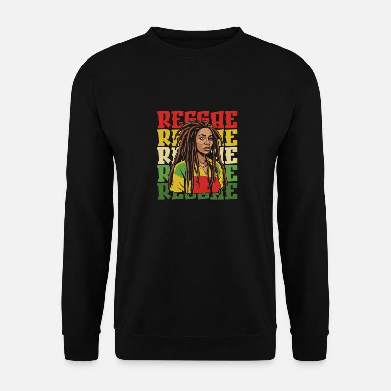 Reggae - Unisex Pullover - Schwarz