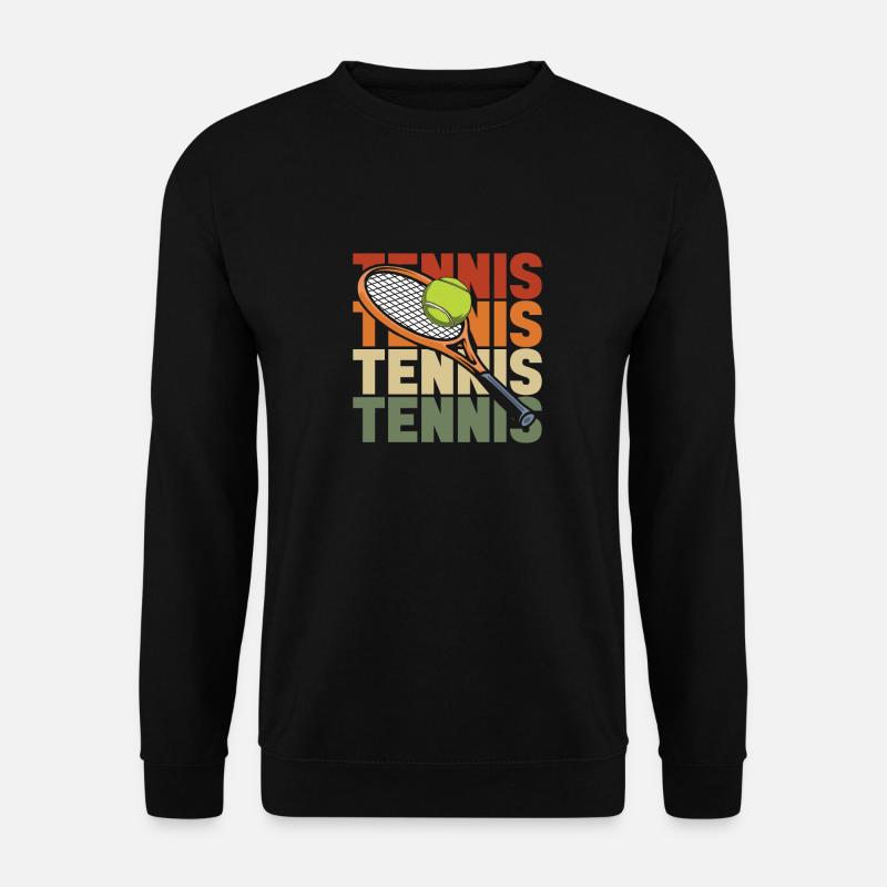 Tennis - Unisex Pullover - Schwarz