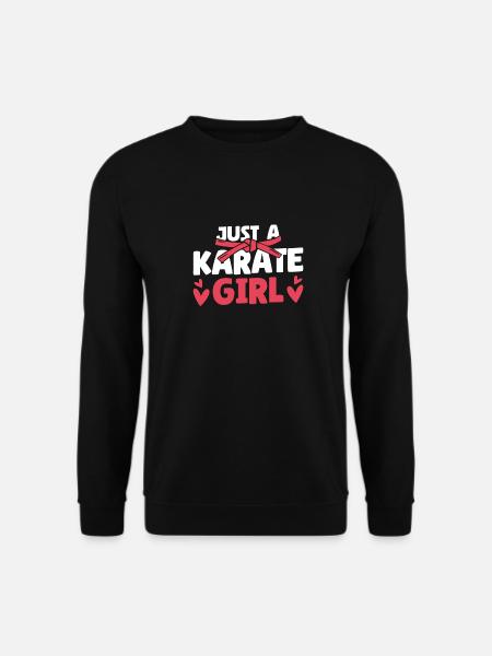 Karate Just A Karate Girl - Unisex Sweatshirt - black