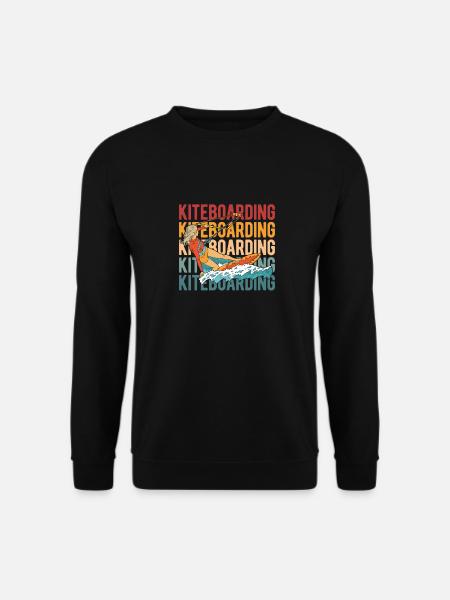 Kitesurfer Kitesurfen Kiten Kitesurfing - Unisex Pullover - Schwarz
