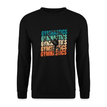 RSG Gymnastique Gymnastique - Sweat-shirt Unisexe - noir - Devant - Alina (178cm) & Michal (187cm)