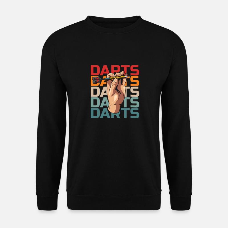 Dart Dartspieler - Unisex Pullover - Schwarz
