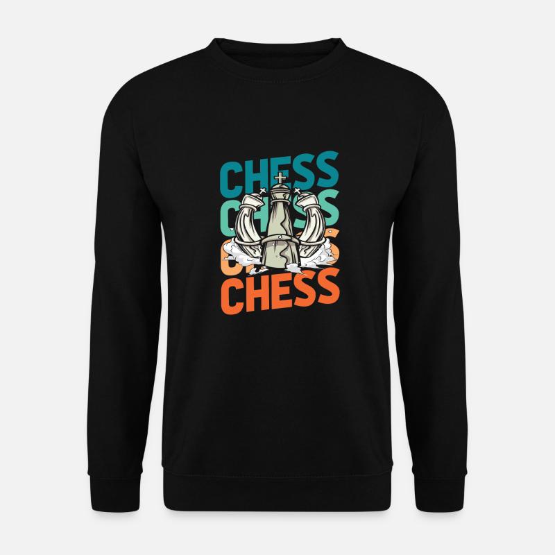 Échecs - Sweat-shirt Unisexe - noir