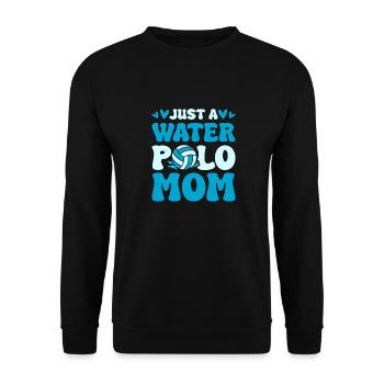 Water-polo water-polo maman - Sweat-shirt Unisexe - noir - Devant - Alina (178cm) & Michal (187cm)