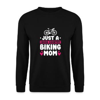Écrou VTT VTT cross-country - Sweat-shirt Unisexe - noir - Devant - Alina (178cm) & Michal (187cm)