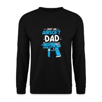 Airsoft Vater Just An Airsoft Dad - Sweat-shirt Unisexe - noir - Devant - Alina (178cm) & Michal (187cm)