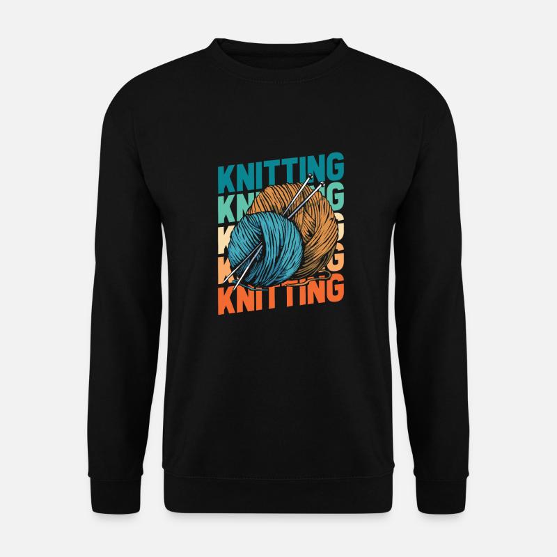 Stricken - Unisex Pullover - Schwarz