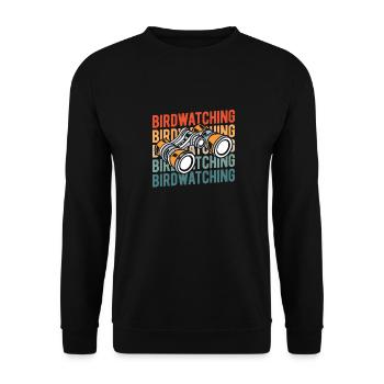 Ornithologues amateurs - Sweat-shirt Unisexe - noir - Devant - Alina (178cm) & Michal (187cm)
