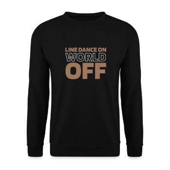 Danse en ligne Danse en ligne sur World Off - Sweat-shirt Unisexe - noir - Devant - Alina (178cm) & Michal (187cm)