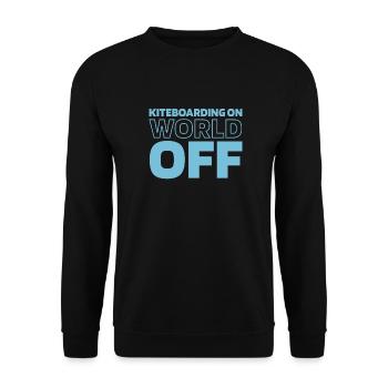 Kitesurfer Kitesurfing Kiting Kitesurfing - Unisex Sweatshirt - black - Front - Alina (178cm) & Michal (187cm)