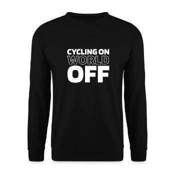 Rennrad Radsport Radsportler - Unisex Pullover - Schwarz - Vorne - Alina (178cm) & Michal (187cm)
