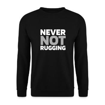 Rugby - Sweat-shirt Unisexe - noir - Devant - Alina (178cm) & Michal (187cm)