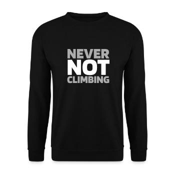 Bloc de bloc - Sweat-shirt Unisexe - noir - Devant - Alina (178cm) & Michal (187cm)