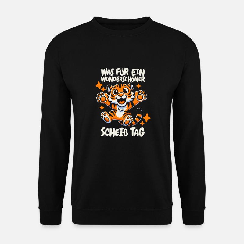 Tiger Beautiful Day - Unisex Sweatshirt - black