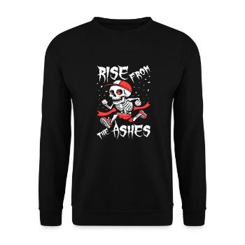 Ultramarathon Skeleton - Sweat-shirt Unisexe - noir - Devant - Alina (178cm) & Michal (187cm)