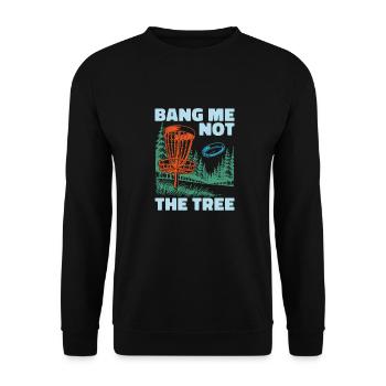 Frisbee Golf Disc Golf - Unisex Sweatshirt - black - Front - Alina (178cm) & Michal (187cm)