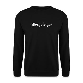 Da Bergsteiger - Unisex Pullover - Schwarz - Vorne - Alina (178cm) & Michal (187cm)