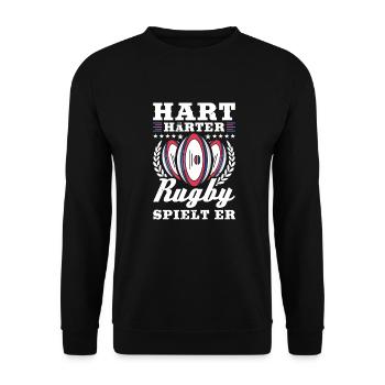 Rugby - Sweat-shirt Unisexe - noir - Devant - Alina (178cm) & Michal (187cm)