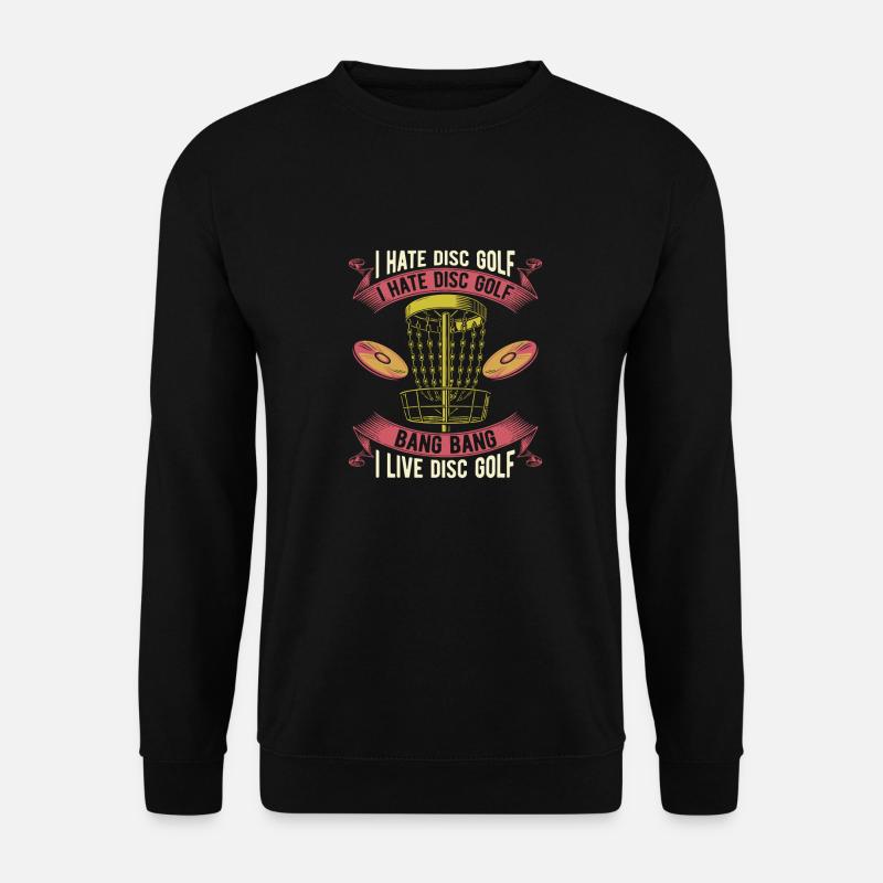 Frisbee Golf Disc Golf - Sweat-shirt Unisexe - noir