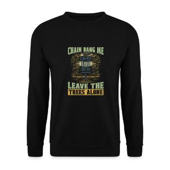 Frisbee Golf Disc Golf - Unisex Sweatshirt - black - Front - Alina (178cm) & Michal (187cm)