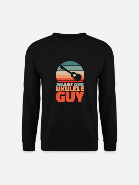 Ukulele Just An Ukulele Guy - Unisex Pullover - Schwarz