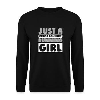 Xc Runner Course de cross-country - Sweat-shirt Unisexe - noir - Devant - Alina (178cm) & Michal (187cm)