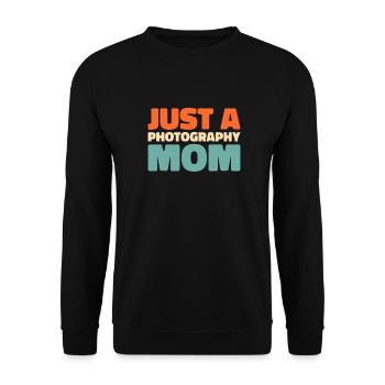 Photographer Photography Camera - Unisex Sweatshirt - black - Front - Alina (178cm) & Michal (187cm)
