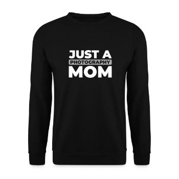 Photographer Photography Camera - Unisex Sweatshirt - black - Front - Alina (178cm) & Michal (187cm)