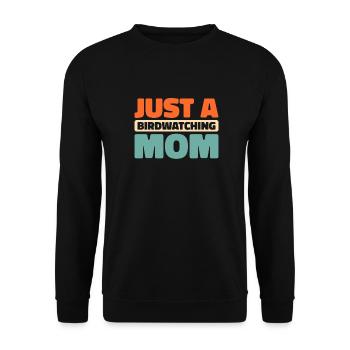 Birdwatcher Juste une maman ornithologue - Sweat-shirt Unisexe - noir - Devant - Alina (178cm) & Michal (187cm)